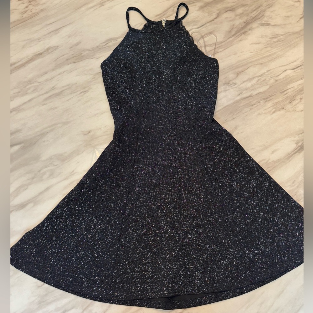 Speechless Black Glitter Dress Great Condition